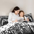 thumbnail image 4 of Feelyou 3D Game Console Twin Bedding Sets 7-Piece for Boys, Grey Honeycomb Stripes Bedding Comforter Set, Modern Game Controller Reversible Sheet Sets, Microfiber Bedroom Decor, 4 of 7