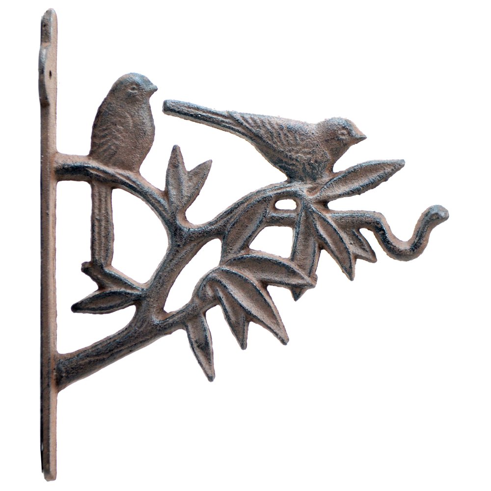 Birds In Tree Cast Iron Decorative Plant Hanger 7.625" Deep Walmart