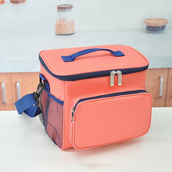 Bolsa térmica portátil y suave | Plegable y hermética para picnics, camping, playa y viajes | Mantiene la comida y la bebida frías o calientes | 26 x 23 x 18 cm