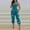 Blue, variant on Azrian Women Suit Women's Jumpsuits Women's Overalls With Suspenders And Printing Casual Jumpsuit