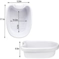 thumbnail image 5 of Ionic Detox Foot Bath Tub Basin with Waved Handle for All Detox Machines - Premium ABS Plastic, Deep Soaking for Foot, 5 of 6