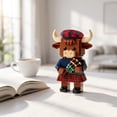 thumbnail image 6 of Highland Cow Building Blocks Set, Collectible Animal Building Toy, Creative Scottish Cow Bagpiper Brick Set for Adults & Teens, DIY Home Office Decor, STEM Education-Gift Ideas, 6 of 9