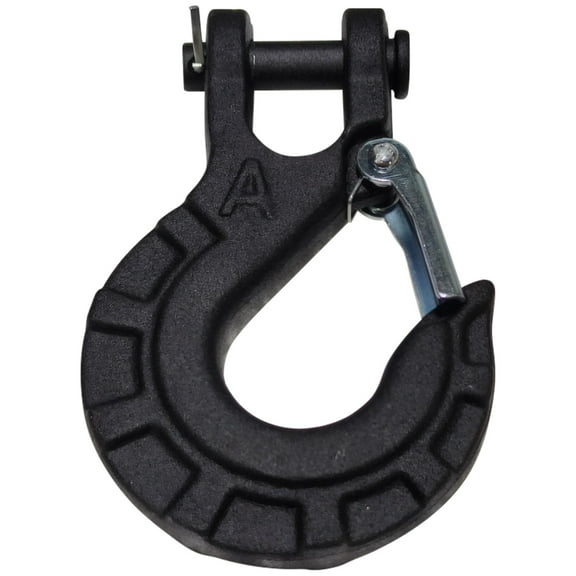 Forged Steel Winch Hook, 6 Ton 13,500 Lbs Heavy Duty Tow Hook, High Strength Recovery Hook with Safety Latch, Off-Road Towing & Self-Rescue Tool