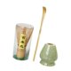 thumbnail image 5 of Japones Matcha Set Modern Tea Utensils Matcha Accessory Bamboo Matcha Batchis, Batcheador de cerámica y cuchara de bambú Verde de mármol, 5 of 9