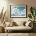 thumbnail image 3 of Blue Sky - Photography Nature Minimalist Landscape Pastel Black Framed Wall Art Print 8 x 12 inches, 3 of 4