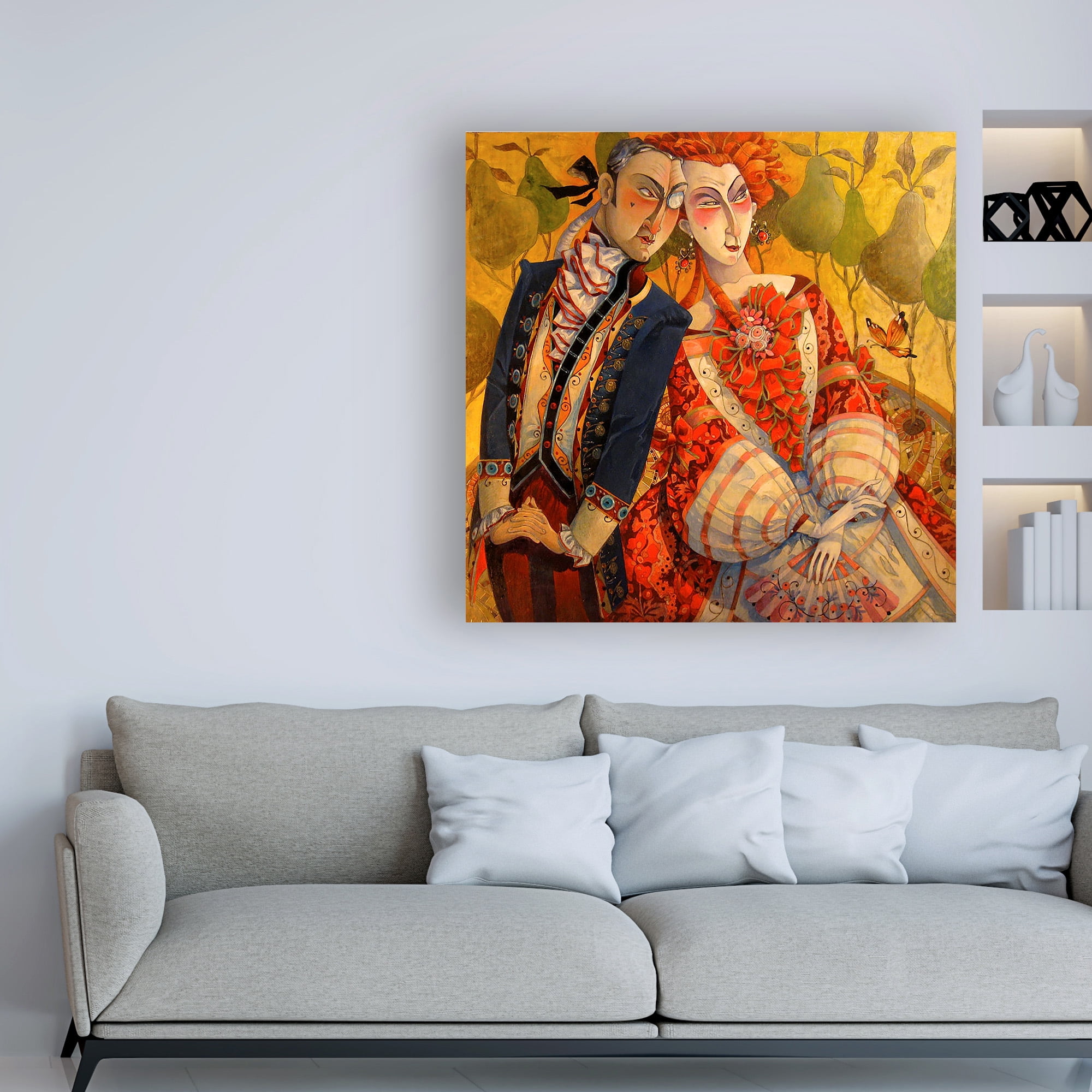 Trademark Fine Art 'The Conspiracy' Canvas Art by David Galchutt