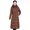 Coffee, variant on comerut Winter Down Coat Hooded Solid Color Thicken Long Sleeves Pockets Keep Warm Thick Padded Plus Size Women Winter Coat for Outdoor