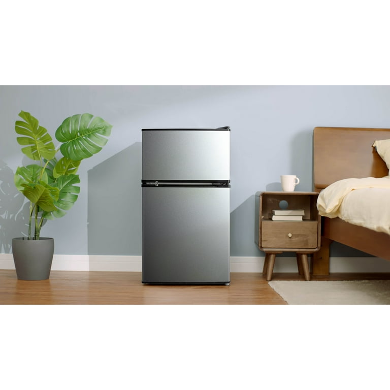 Free Shipping! Mainstays 3.2 Cu Ft 2-Door Refrigerator with