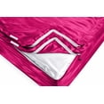 thumbnail image 3 of Silk Zip On Fitted Sheets Queen Size 60X80 - Includes 2 Zip On Sheets +1 Bottom Fitted Base - Fit's 16” In Deep Pocket - Easy to Use,Soft,Smooth -Fitted Sheet -HotPink - Color, 3 of 9