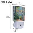 thumbnail image 4 of Yayeee LED Plug in Night Light for The Home with Auto Dusk to Dawn Light Sensors, 2 Pack, Blue Sea Boat, 4 of 6
