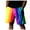 Yellow, variant on BOOMNY Shorts For Men Casual Colorful Printed Elastic Waist Drawstring Beach Shorts For Man Soft Loose Fit Summer Workout Shorts Comfy Mens Dailywear
