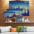 thumbnail image 3 of New York City Evening Panorama - Extra Large Canvas Art Print, 3 of 4
