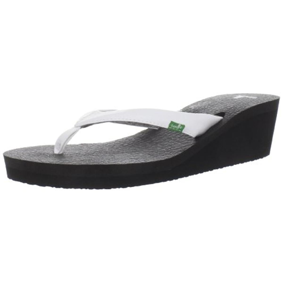 sanuk yoga mat wedge flip flops