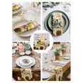 thumbnail image 3 of Spring Sunflowers Cloth Napkins Set of 8 Reusable Dinner Napkins, Yellow Dwarf Bee Wood Vintage Cocktail Napkin Washable Table Napkins for Wedding/Holiday Party/Baby Shower 20"x20", 3 of 7