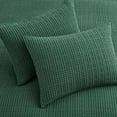 thumbnail image 5 of Levtex Home - Mills Waffle - Full/Queen Quilt Set - Forest Green Cotton Waffle - Quilt Size (88 x 92in.), Sham Size (26 x 20in.), 5 of 6