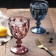 thumbnail image 2 of Hermosa copa europea de vino tinto en relieve de color, copa creativa para fiestas de hotel, copa para banquetes, 2 of 6