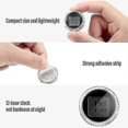 thumbnail image 3 of 3 Pieces Mini Motorcycle Clocks Waterproof Stick-on Motorbike Mount Watch Digital Clocks for Vehicle, Auto, Car, SUV), 3 of 5