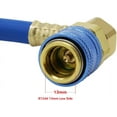 thumbnail image 4 of Manguera de carga R134A, adaptador de manguera de carga de refrigerante para aire acondicionado de coche, con calibre, 4 of 6
