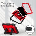 thumbnail image 3 of For iPad Mini 6 / Mini A17 Pro 8.3" (2021/2024) Shockproof Rugged Case Cover with Kickstand & Shoulder Strap & Pencil Holder, 3 of 13
