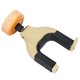 thumbnail image 5 of Soporte de pared BRI para guitarra de madera maciza con Gancho de goma color madera amarilla, 5 of 10