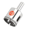 thumbnail image 2 of JINGLING 45mm Diamond Hole Saw For Tile, Glass & Stone - Silver Masonry Drill Bit 2 of 5