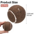 thumbnail image 2 of Uxcell 12 Pcs Pelotas de Tenis Precutadas para Andadores Accesorios de Deslizamiento Universales Café, 2 of 6