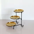 thumbnail image 5 of 3 Level Cupcakes Stand Elegant Dessert Holder Serving Tray for Snacks and Fruits Detachable Cake Presentation Platter, 5 of 20