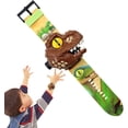 thumbnail image 1 of XINQIHANG Dinosaur 3D Projector Watch Toy-Kids Electronic Dinosaur Watch with 24 Patterns-Dinosaur Pattern Torch Educational Toys Gift for Kids Children Rowces, 1 of 7