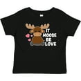 thumbnail image 3 of Inktastic It Moose Be Love with Cute Moose Boys or Girls Baby T-Shirt, 3 of 5