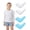 2 White + 2 Blue, variant on VNLEXMC 4/6 Pairs Arm Sleeves for Kids – Sun Protection Cooling Compression Sleeves for Boys,Girls & Youth,Sports,Gardening