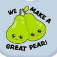 thumbnail image 4 of Inktastic We Make a Great Pear Valentine Girls Baby Bib, 4 of 4