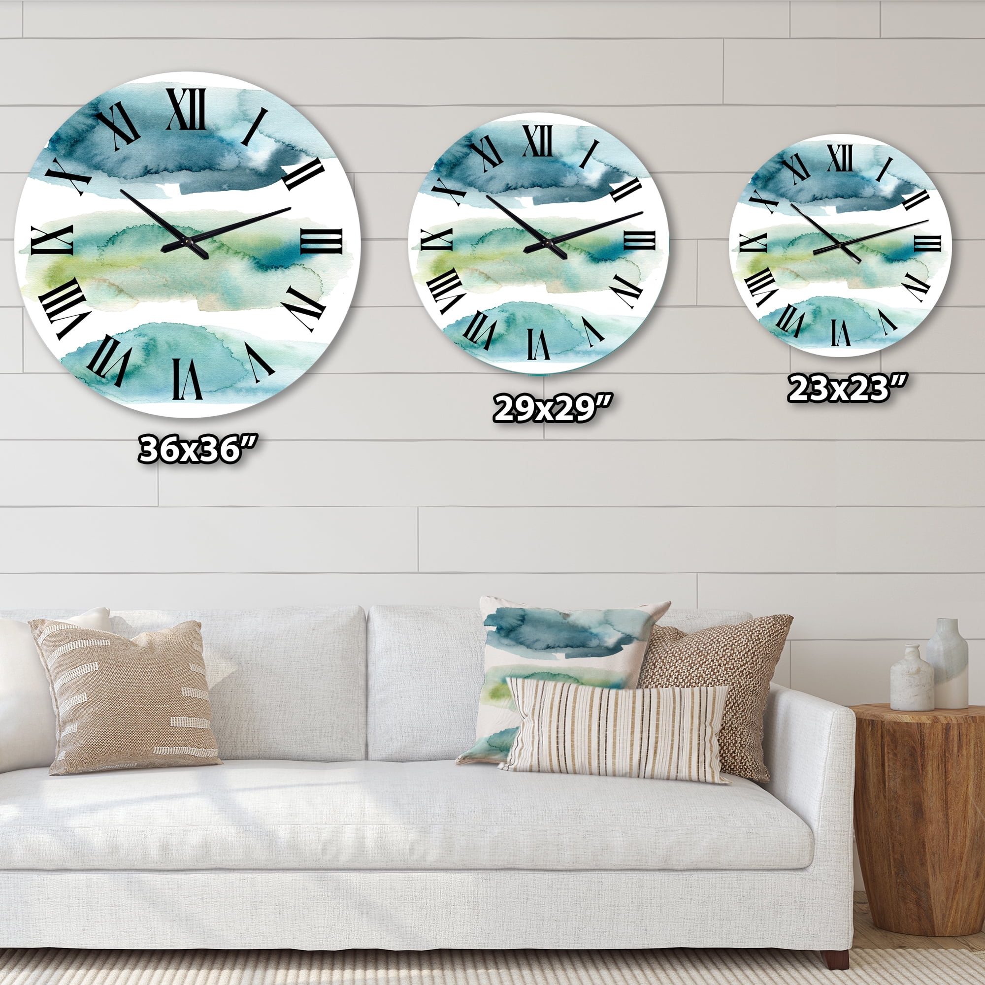Designart 1 in Quartz Modern/Contemporary Wall Clock