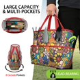 thumbnail image 2 of Garden Tool Bag,Pioneer Flower Floral Print Pattern Garden Tool Organizer,Garden Gifts,Waterproof Multi-Pocket Garden Tool Storage 11.8x5.5x11.4 Inch(Tools NOT Included), 2 of 6