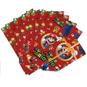 10pcs Mario Gift Wrapping Paper 19.6" x 27.5" Kraft Paper Wrapping Paper Sheets Pack for Birthday Gift, Mario Party Decoration