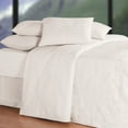 thumbnail image 3 of 20" x 26" Hampton Soft White Cotton Standard Sham - Machine Washable, 3 of 4