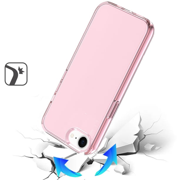 Case for Apple iPhone 17E /16E Transparent Shock Absorption PC +