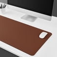thumbnail image 6 of Staples TECH Anti-Slip Faux Leather Desk Pad 31.5" x 15.7" Brown (ST62544), 6 of 6