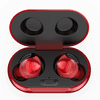 UrbanX Street Buds Plus True Bluetooth Wireless Earbuds For Infinix Zero 8 With Active Noise Cancelling (Charging Case Included) Red