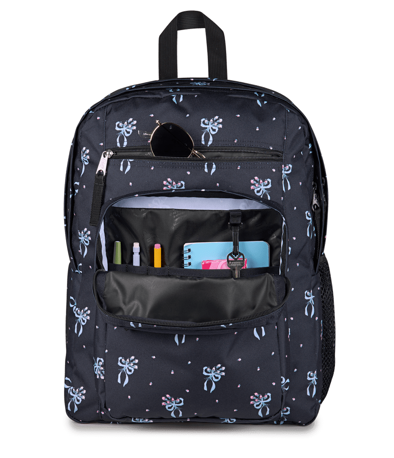 jansport backpack with laptop compartment size Big Student The main body is constructed with Loop Form fabric made from recycled textile waste that is durable JanSport Unisex Big Student Backpack