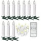 thumbnail image 1 of 10 velas LED, luces LED de hadas, inalámbricas, candelabros regulables, velas navideñas sin llama, 1 of 5