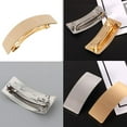 thumbnail image 2 of 3x pasador francés de Metal automático, pinza para el pelo grande, soporte para 3 piezas, 2 of 7