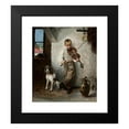 thumbnail image 2 of Wandalin Strzałecki 15x17 Black Modern Framed Museum Art Print Titled - Fiddler (1874), 2 of 5