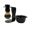 thumbnail image 3 of Ensemble de Brosses de Rasage 3 en 1, Brosse de Rasage pour Cheveux Support de Bol de Savon de Rasage Support de Brosse de Rasage Super Ensemble de Rasage, 3 of 9