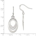 thumbnail image 4 of Auriga Fine Jewelry 925 Sterling Silver Triple Oval Dangle Earrings for Women, 4 of 6