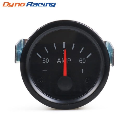 2'' 52mm Auto Car Boat Pointer Electronic AMP Meter Gauge 60-0-60 AMP 12V