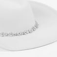 thumbnail image 4 of COMEET Cowboy Hat, Stripe of Rhinestones Hat for Woman Girls Breathable Hat with Adjustable Chin Rope Hat, 4 of 10