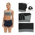 thumbnail image 4 of icyzone Padded Strappy Sports Bra Yoga Tops Activewear Workout Clothes for Women, 4 of 6