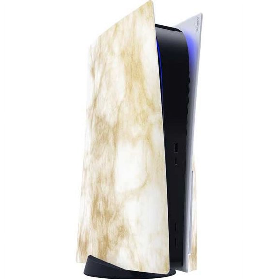 Skinit Marble Gold and White Marble PS5 Console Skin