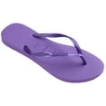 thumbnail image 2 of Havaianas Kids Slim Flip Flops - Kids' Summer Sandals for Boys & Girls - Dark Purple, 3Y big kid, 2 of 6
