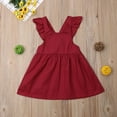 thumbnail image 2 of USA Toddler Newborn Baby Kids Girl Toddler Sleeveless Cotton Overalls Tutu Dress Skirt Clothes, 2 of 6